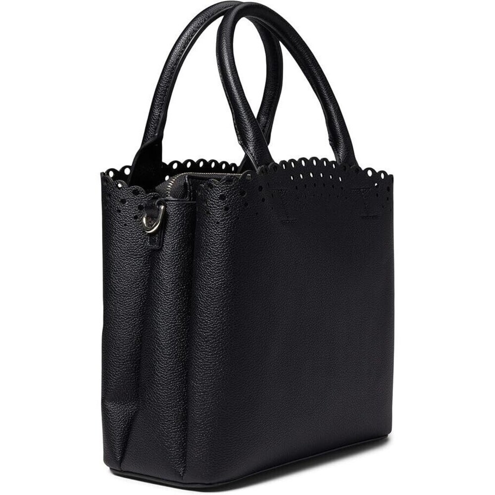 Draper James Black Cassidy Shoulder Bag Crossbody Handbag NWT Satchel Small Tote